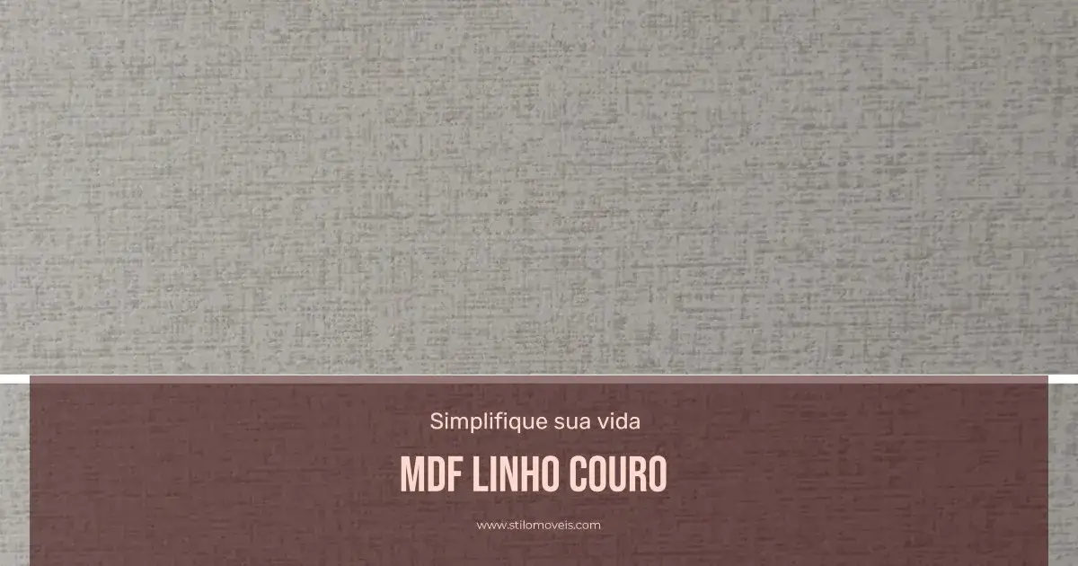 FOTO MDF Linho Couro
