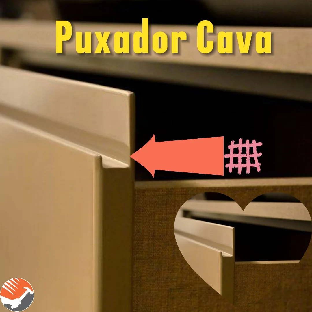 Cozinha com Puxador Cava: Designs Elegantes e Funcionais