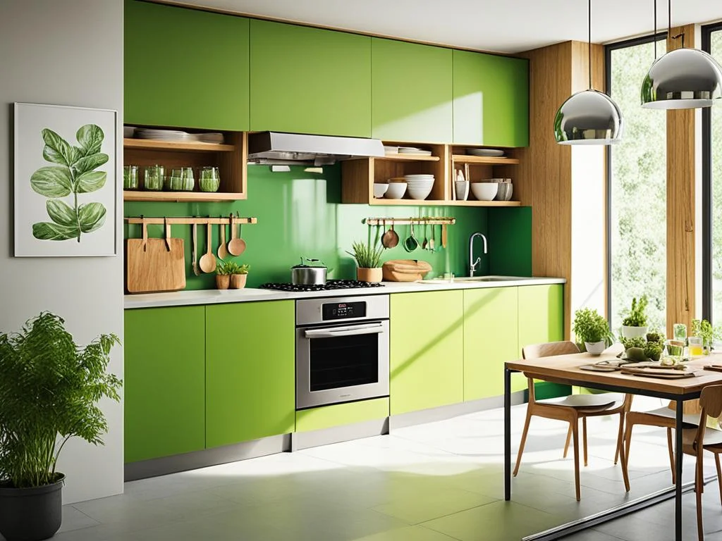 Cozinhas Planejadas Verdes: Design Atraente e Sustentável