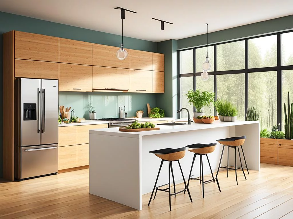 Cozinhas Planejadas Verdes: Design Atraente e Sustentável