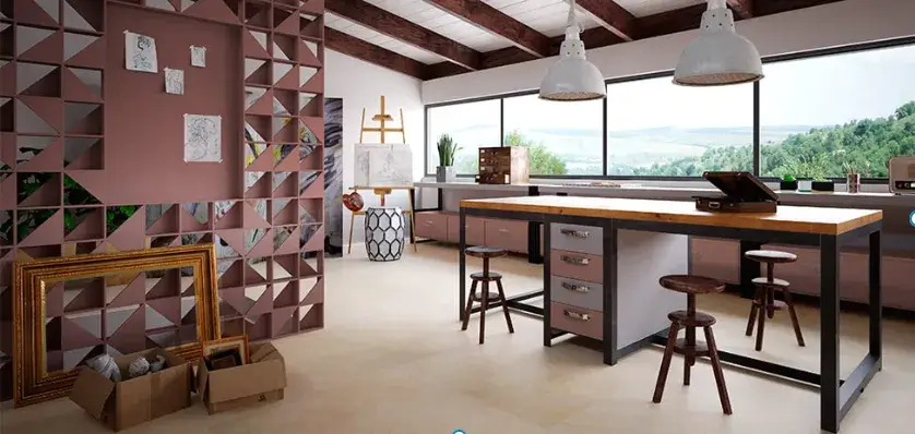 Ambiente feito em MDF glamour duratex: