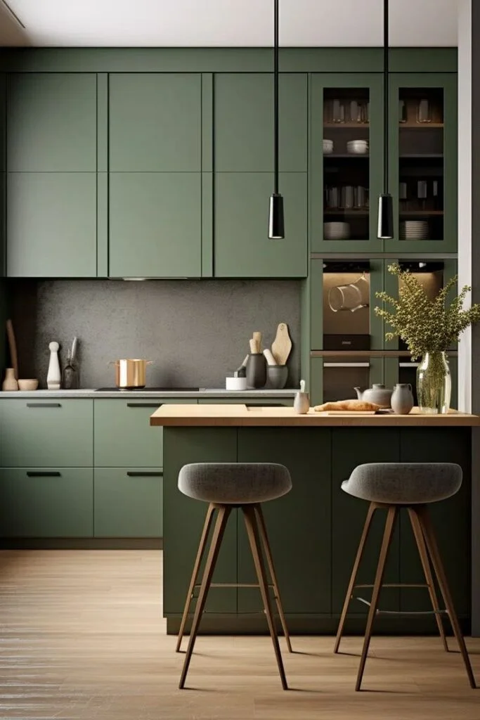 5 cozinhas verde