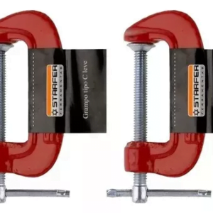 Kit 2x Grampo Tipo C Leve Starfer 6 Polegadas Promoção