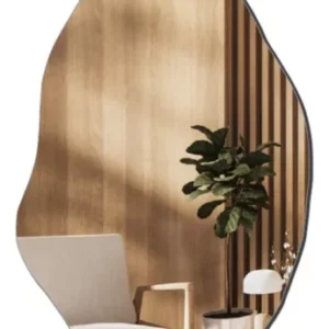 Espelho Orgânico Loja Sala 70x50 Lapidado Grande Banheiro