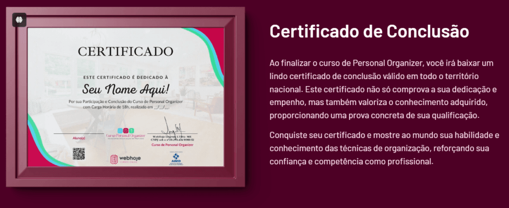 Personal Organizer Salario médio