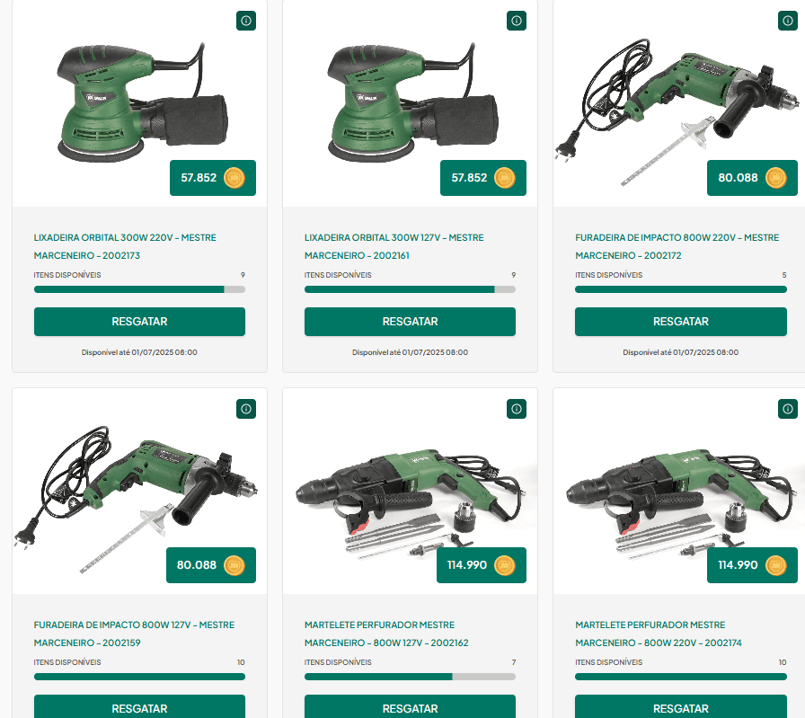 Promoção para marceneiro Clube Casa Mestre